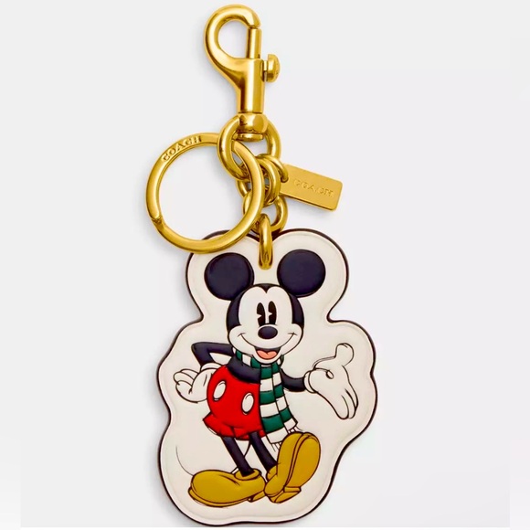 Coach Accessories - Coach & Disney Collab Mickey Mouse Bag Charm/Keychain NWT